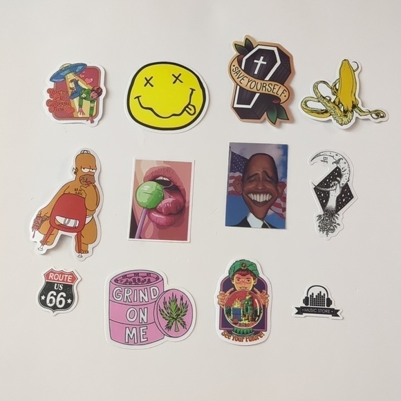 Other - 200 pieces assorted stickers random size, theme, color
